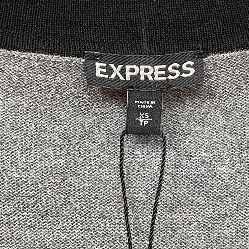 New Express Gray Cardigan Size XS - Picture 2 of 6